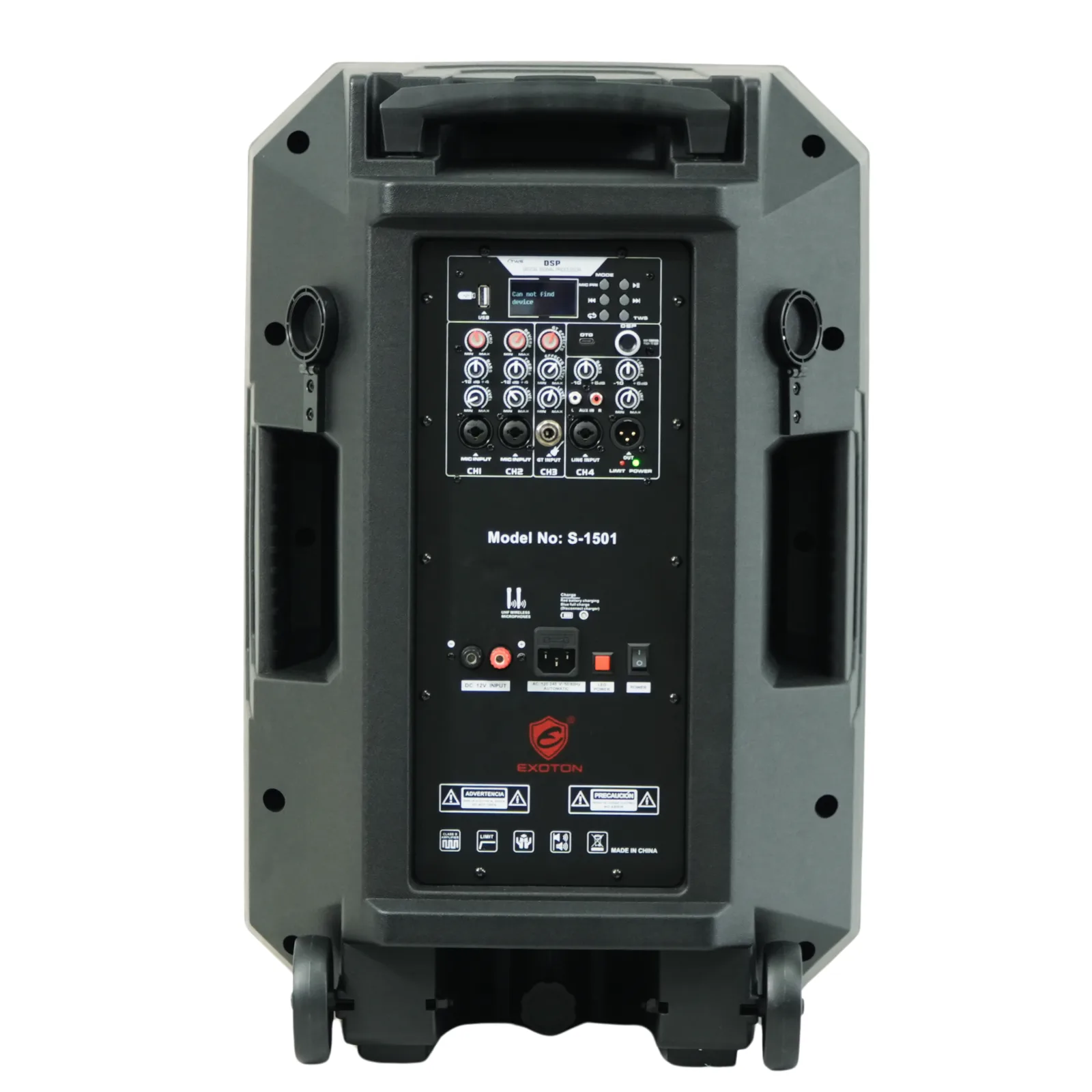 EXOTON K8 professional line array speaker system with 16-inch subwoofer