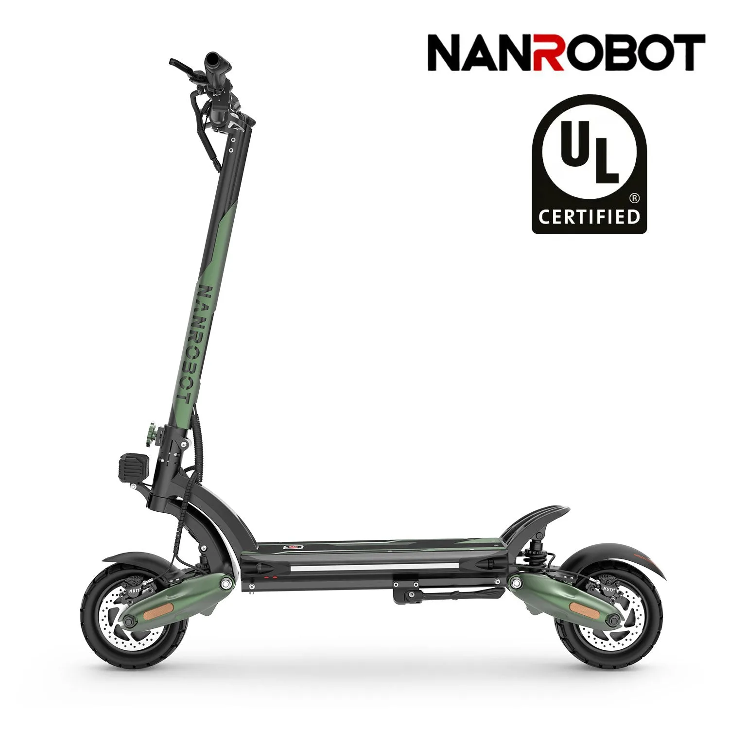 Off-road electric scooter with dual motors and wide fat tires from Nanrobot