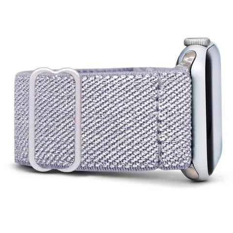Braxley Bands Sterling silver-tone Apple Watch band