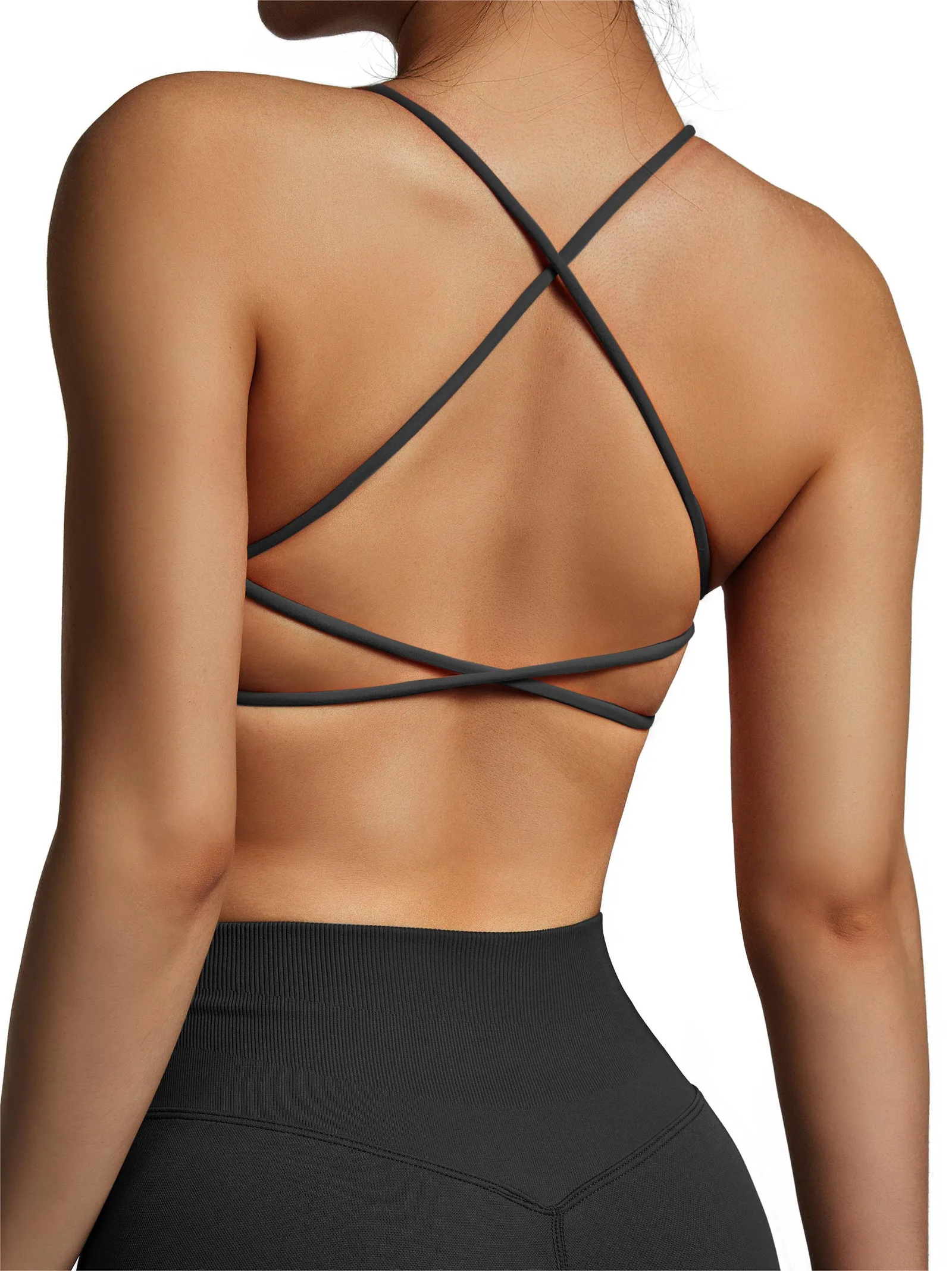 Suuksess Strappy Sports Bra with structured back detail