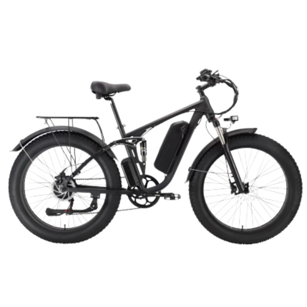 SMLRO V3 PLUS dual-motor fat-tire electric bike parked outdoors