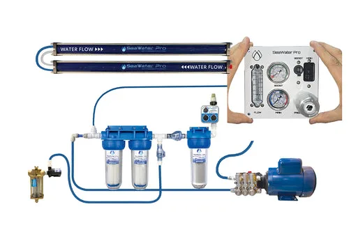 Sea Water Pro RO watermaker system — pre-filter and membrane maintenance