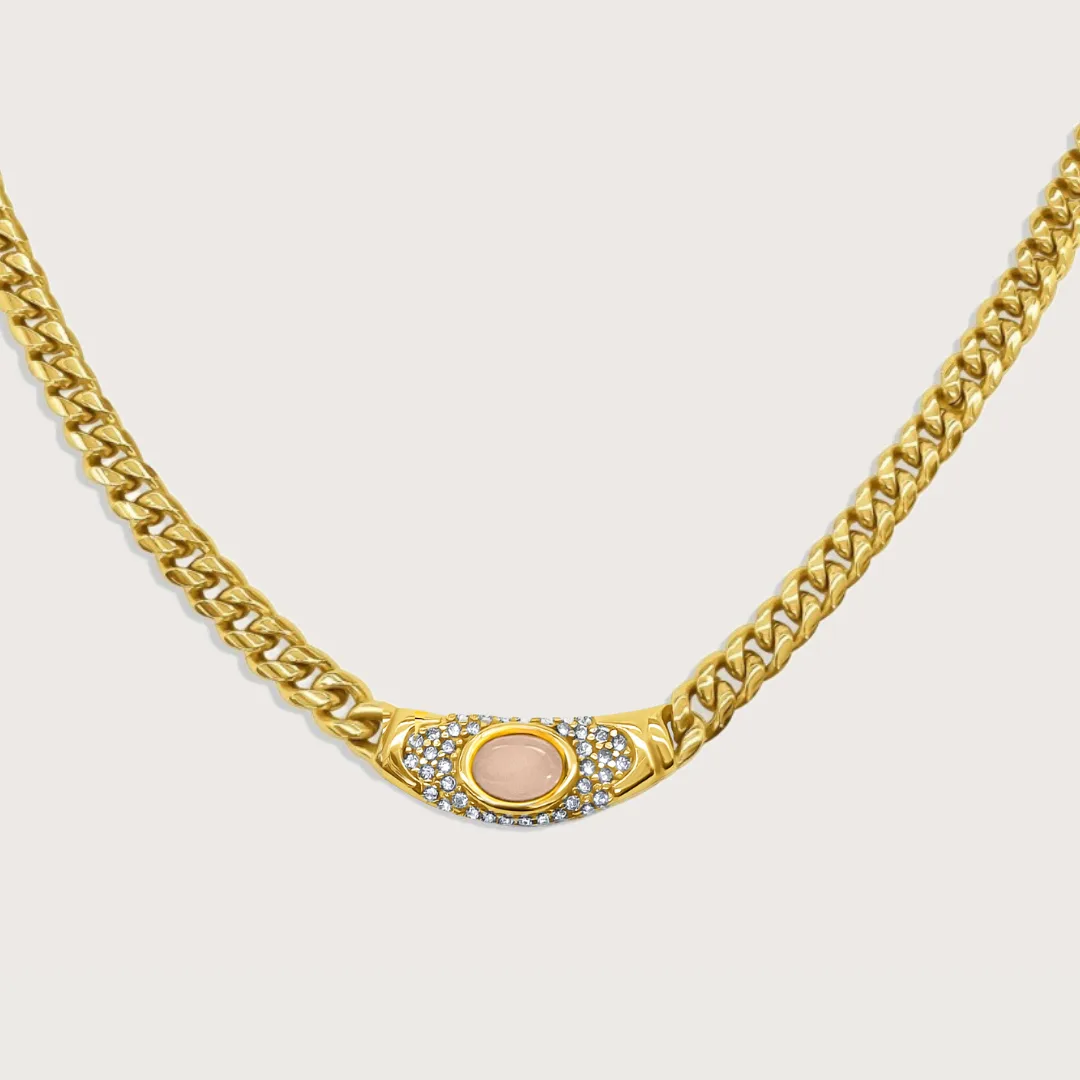 Raena Stones Review: the Bella Collection necklace in gold