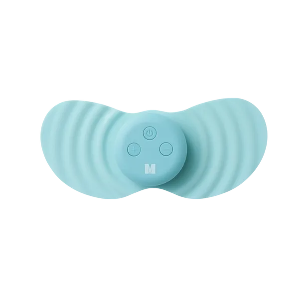 Myoovi Period Pain Relief Device 2.0 wearable TENS unit and packaging