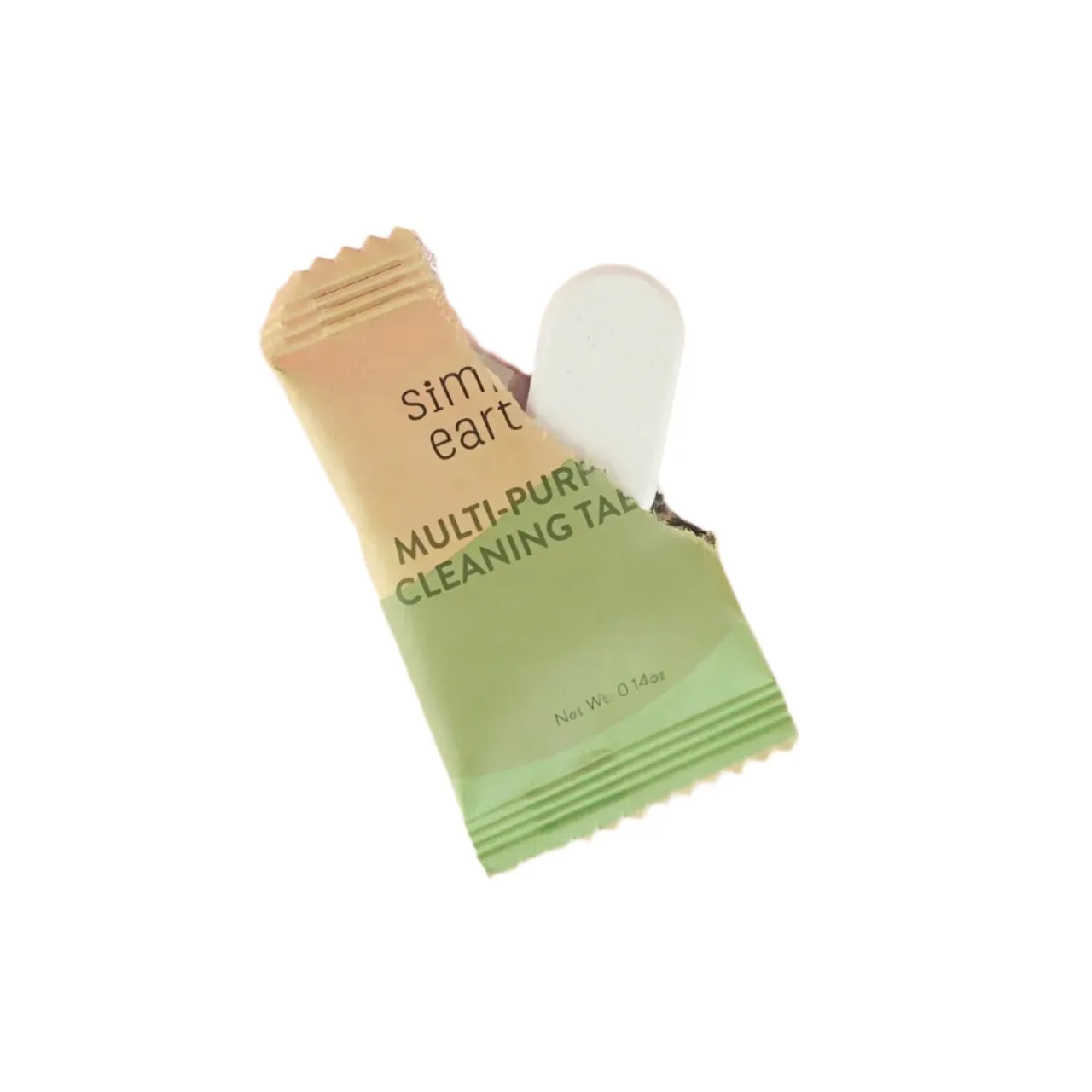 Ecoternatives Multi Surface Cleaner Tablet dissolving in a refillable spray bottle
