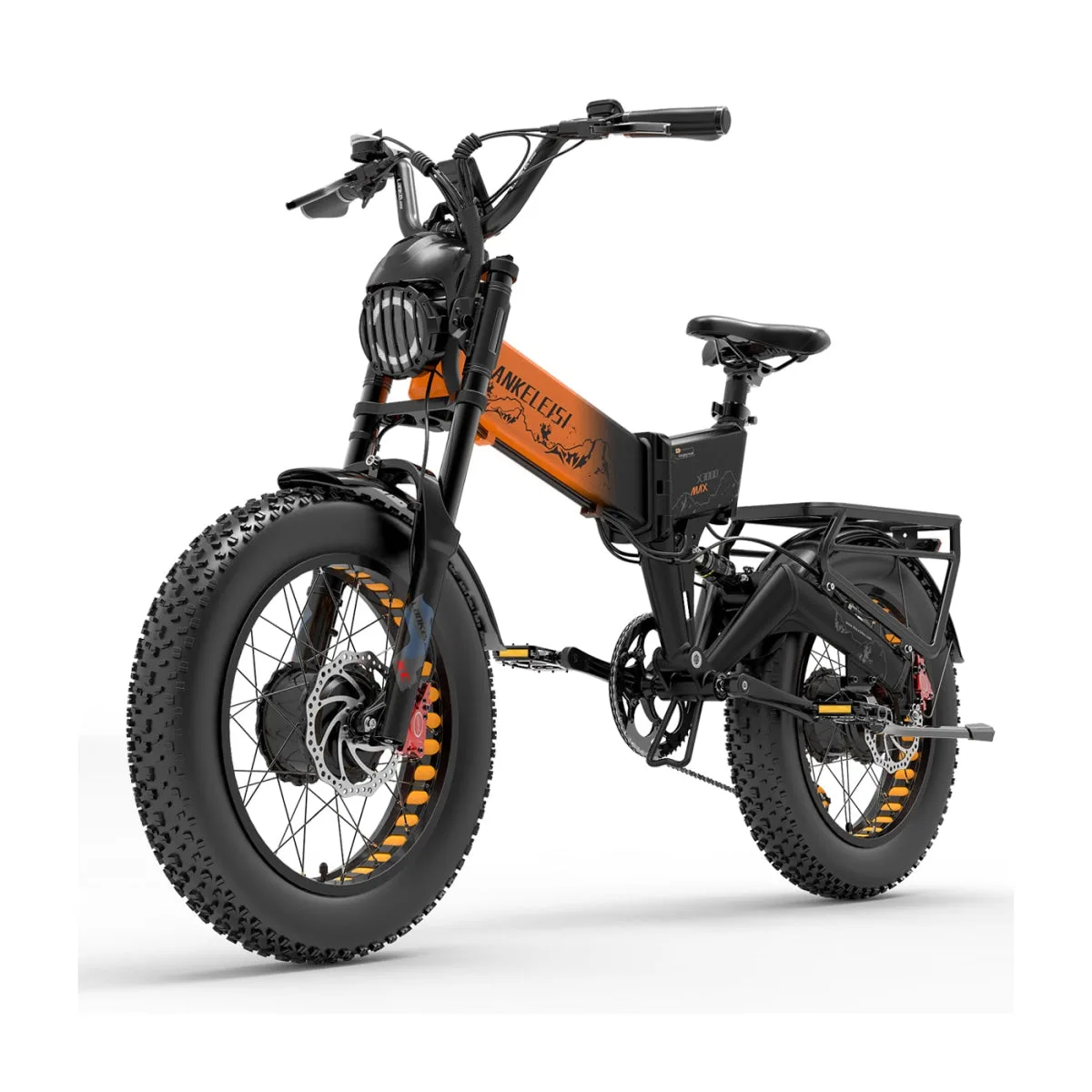 Lankeleisi electric bikes flagship dual-motor fat-tire model parked outdoors