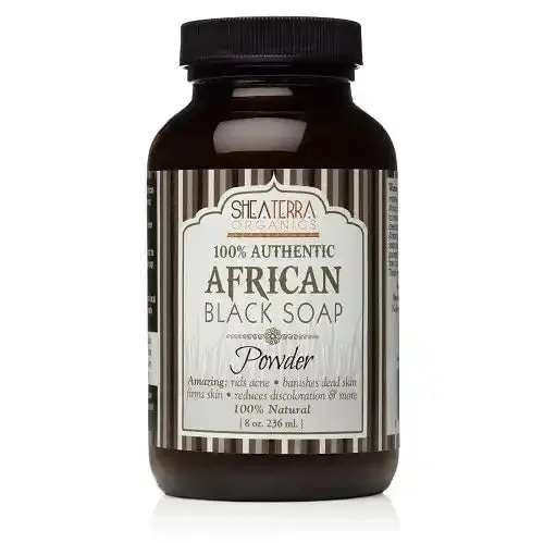 Shea Terra Organics Authentic African Black Soap Bar