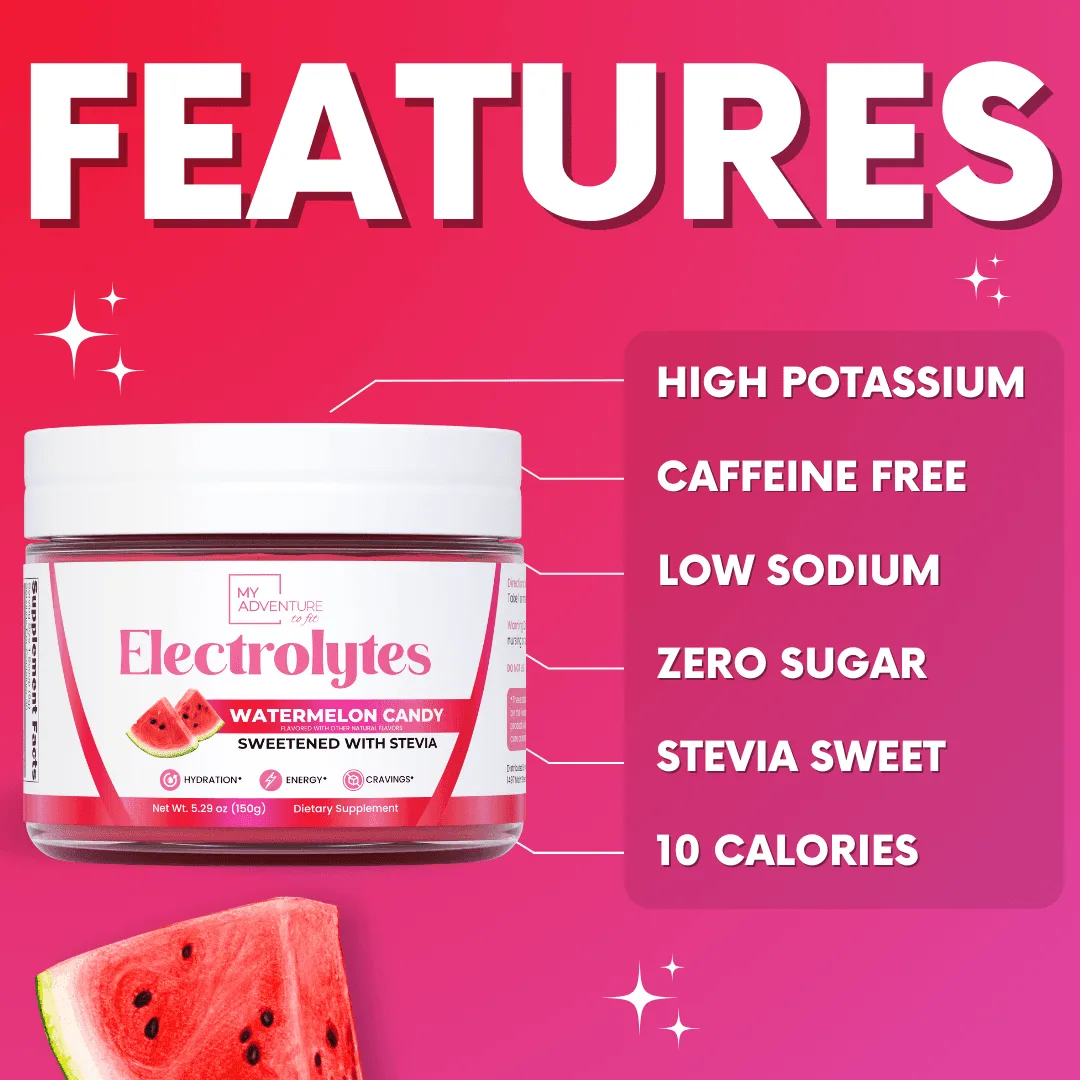 My Adventure to Fit Watermelon Candy electrolytes product features detail