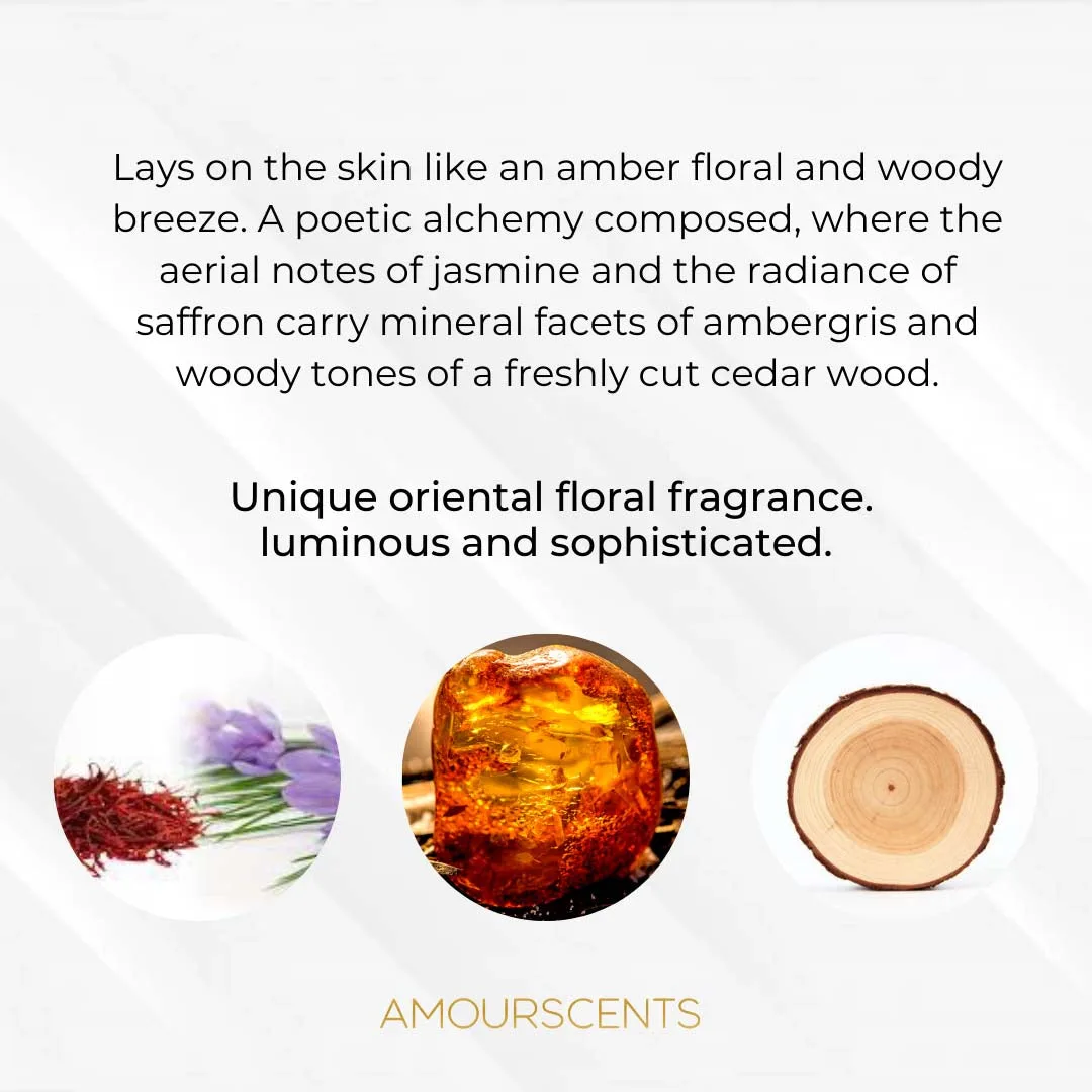 Amour Scents Roulette 540 bottle with amber floral notes